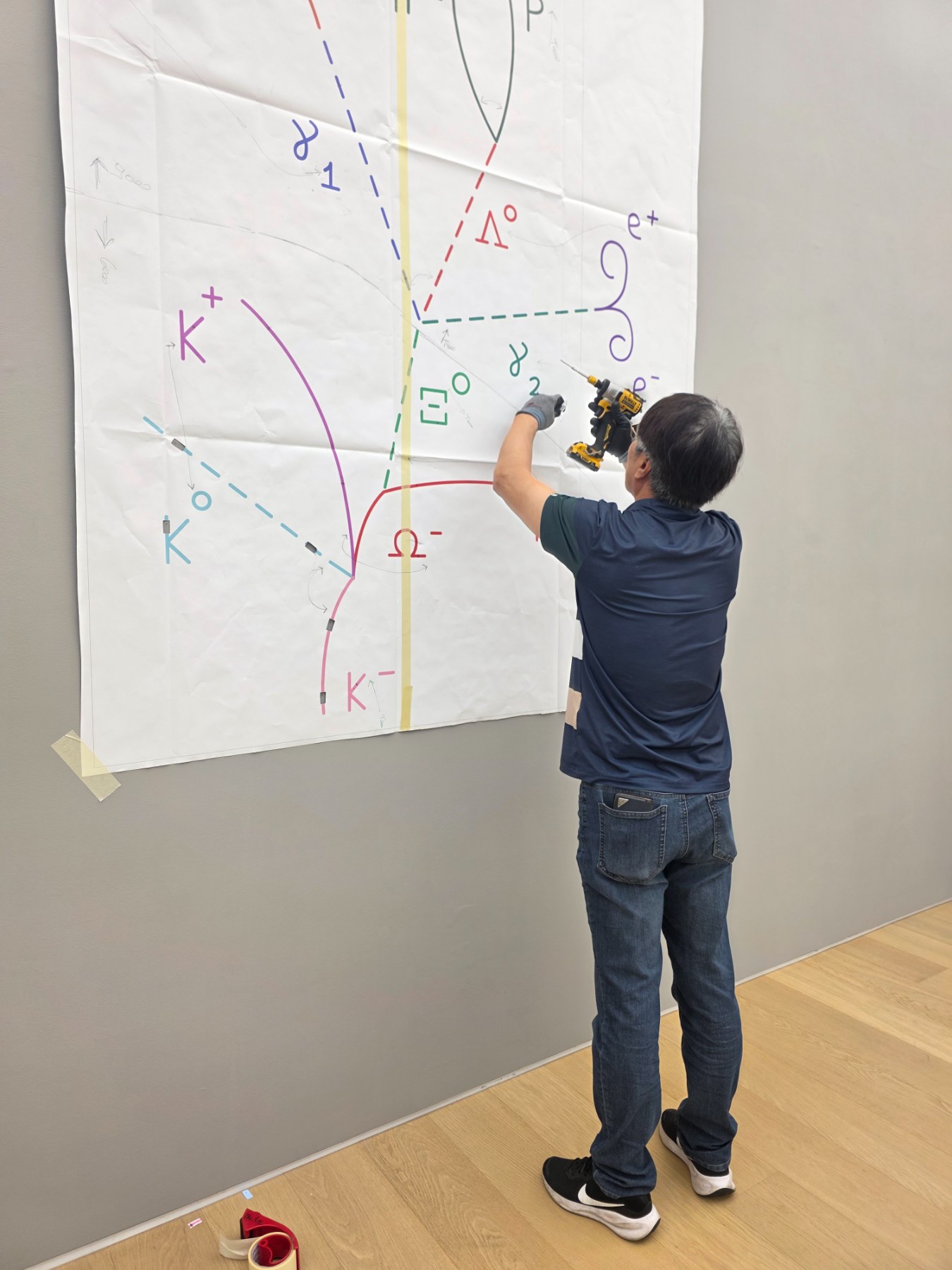Gallery artwork installation